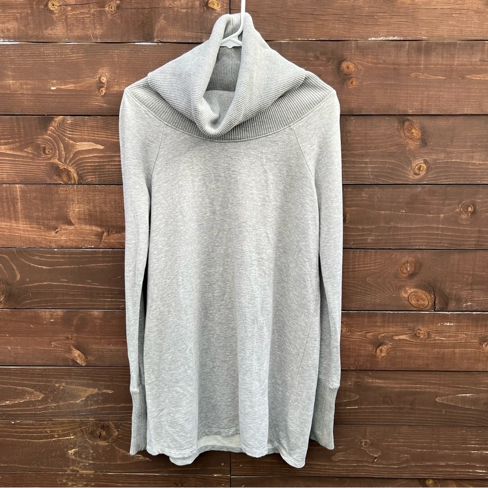 Aiko Gray Sweater Dress
